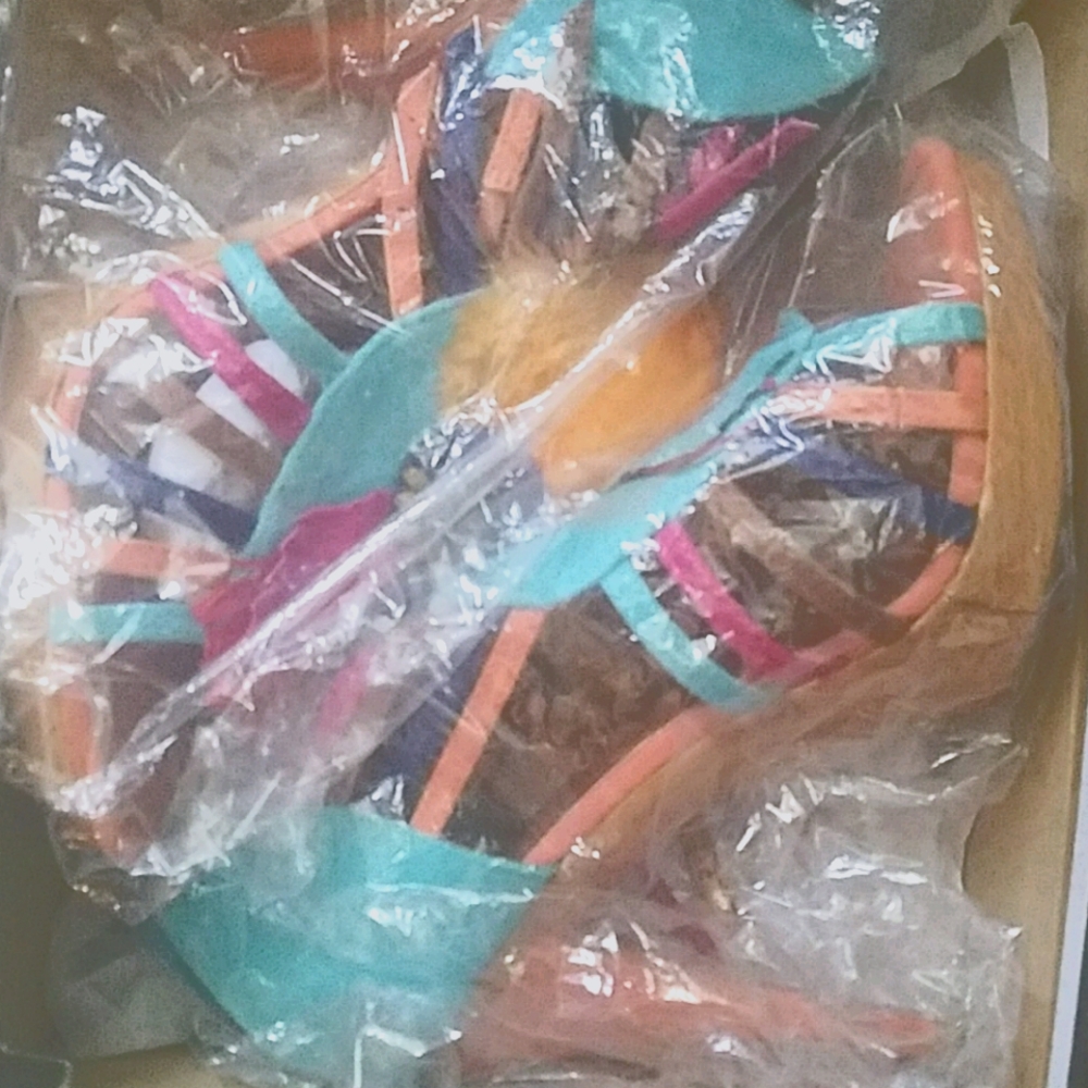 Colorful high heels